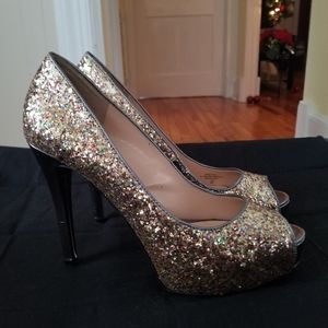 Guess glitter heels (7.5)